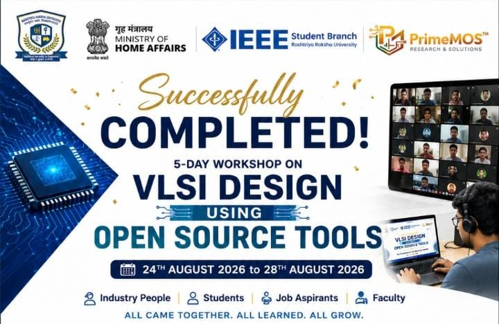 5-Day International VLSI Workshop using Open Source EDA Tools